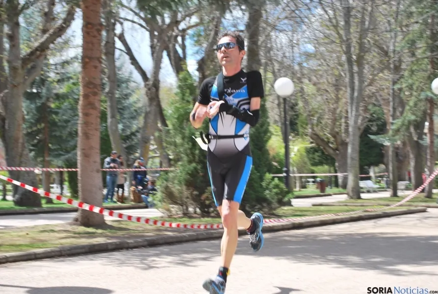 Imagen de la jornada nacional de duatlón en Soria. / SN