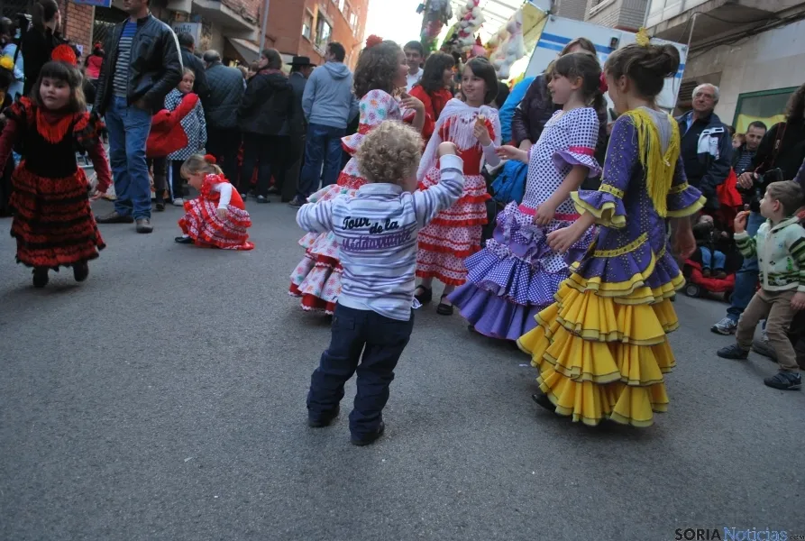 El popular barrio soriano se viste de gala estos días. / SN