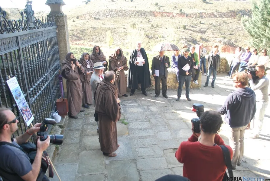 La 'Saturiada' en su arranque en la ermita del patrón. / SN