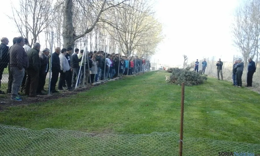 Una de las imágenes de la jornada. / SN