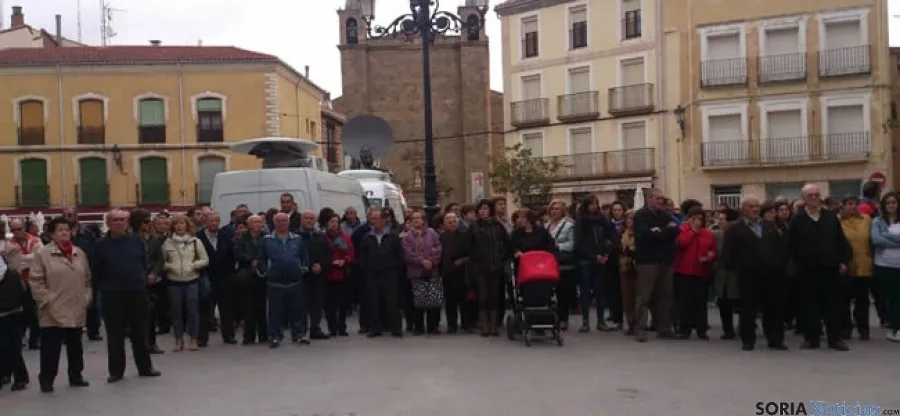 Concentración en Ágreda por Hugo Calavia