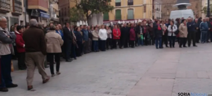 Concentración en Ágreda por Hugo Calavia