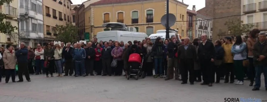 Concentración en Ágreda por Hugo Calavia