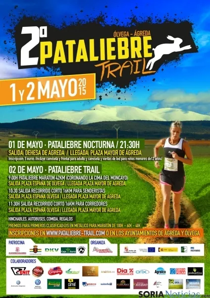 La carrera será los días 1 y 2 de mayo. 