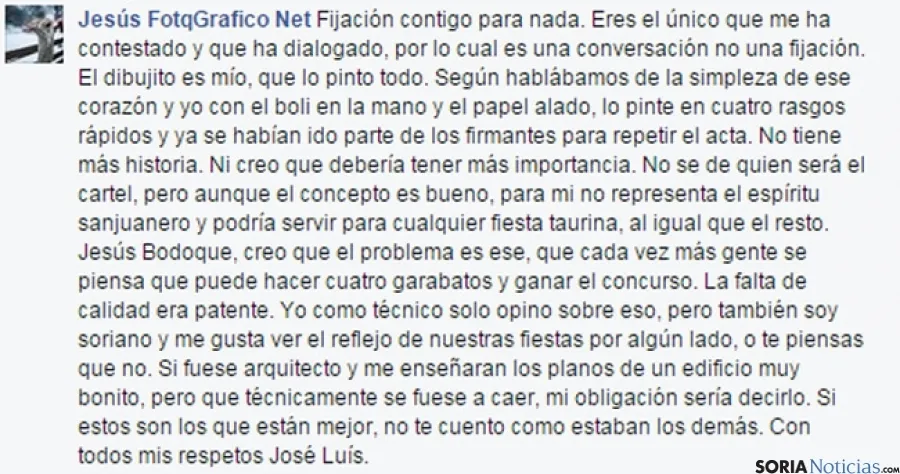 Explicación en facebook