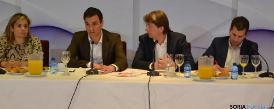 Pedro Sánchez en Soria