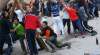 Jóvenes de San Leonardo en el levantamiento del mayo