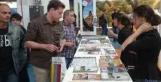 Mostrador con turismo de Soria en feria B-Travel