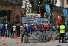 Imagen de la jornada nacional de duatlón en Soria. / SN