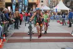 Imagen de la jornada nacional de duatlón en Soria. / SN