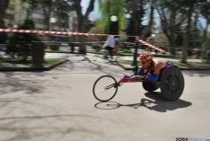 Imagen de la jornada nacional de duatlón en Soria. / SN