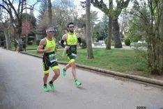 Imagen de la jornada nacional de duatlón en Soria. / SN
