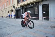 Imagen de la jornada nacional de duatlón en Soria. / SN