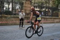 Imagen de la jornada nacional de duatlón en Soria. / SN