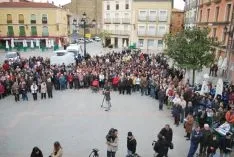 Una imagen de la concentración en Ágreda. / SN