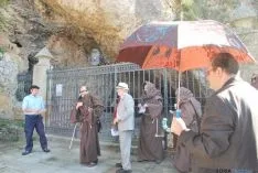 La 'Saturiada' en su arranque en la ermita del patrón. / SN