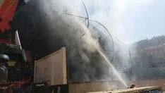 Incendio en el jardín vertical