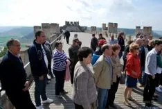 Miembros de la agrupación en su viaje. / M-audiovisuales
