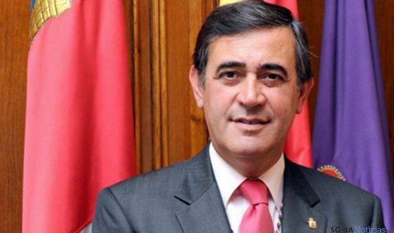 El presidente de la Diputación Provincial de Soria, Antonio Pardo. 
