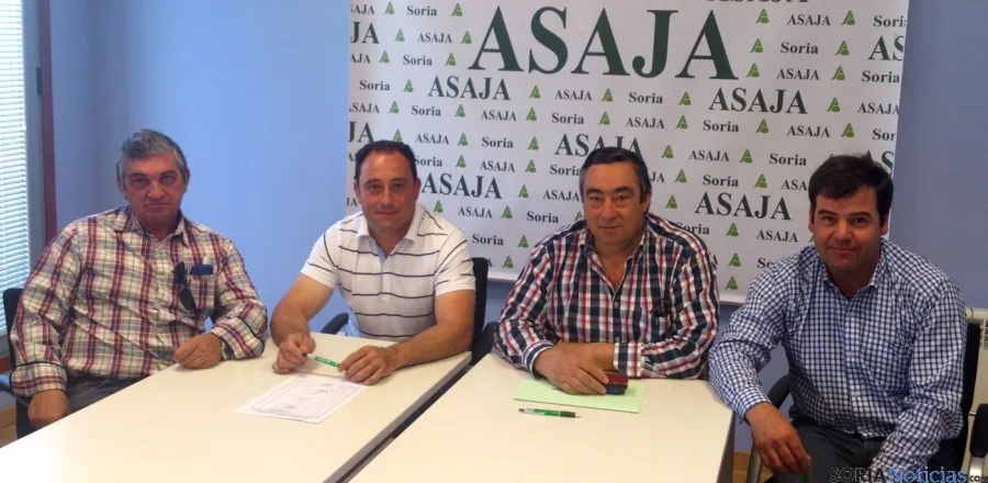 El nuevo comité ejecutivo de ASAJA Soria. 