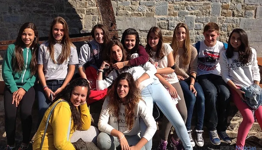 El grupo de Escolapias en Bélgica. 