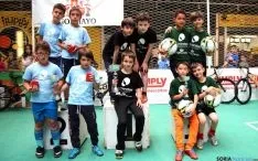 El podio del torneo. 
