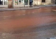 El caudal era abundante tras el siniestro. / SN