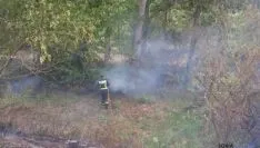 Incendio en la carretera de Madrid