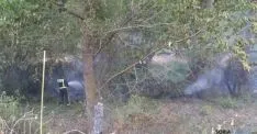 Incendio en la carretera de Madrid