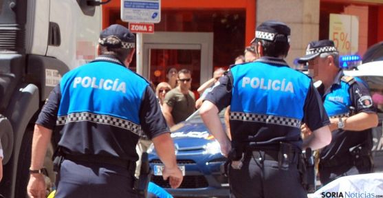 Agentes de la Policía Municipal de Soria. / SN