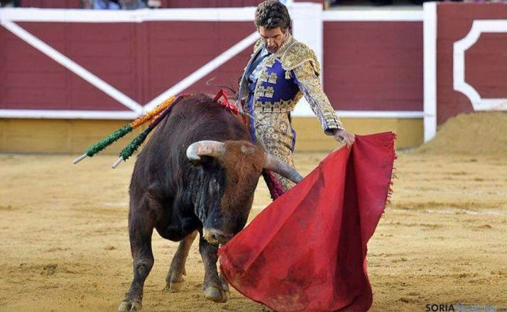 Rubén Sanz, único matador de toros en activo de Soria. 
