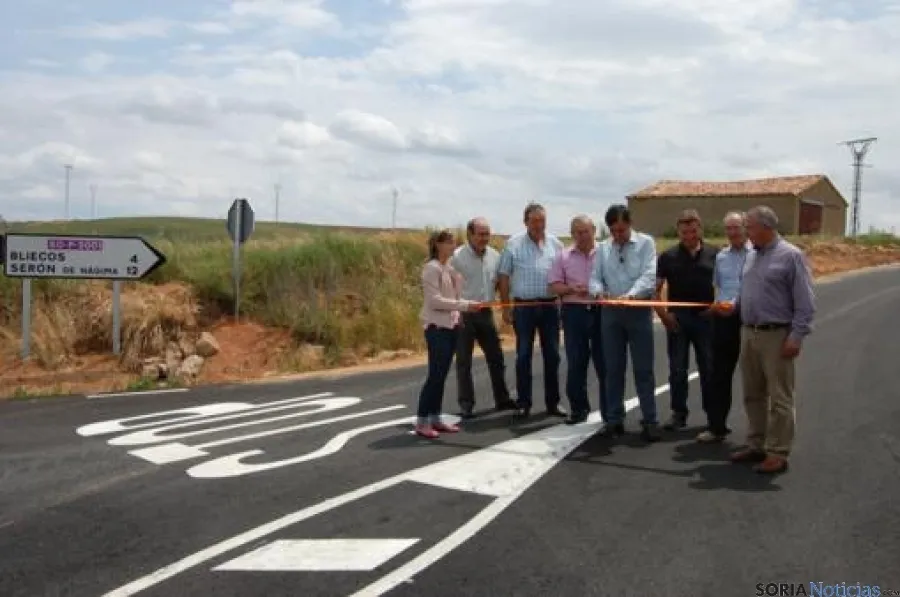 Tramos terminados de carreteras de la Diputación
