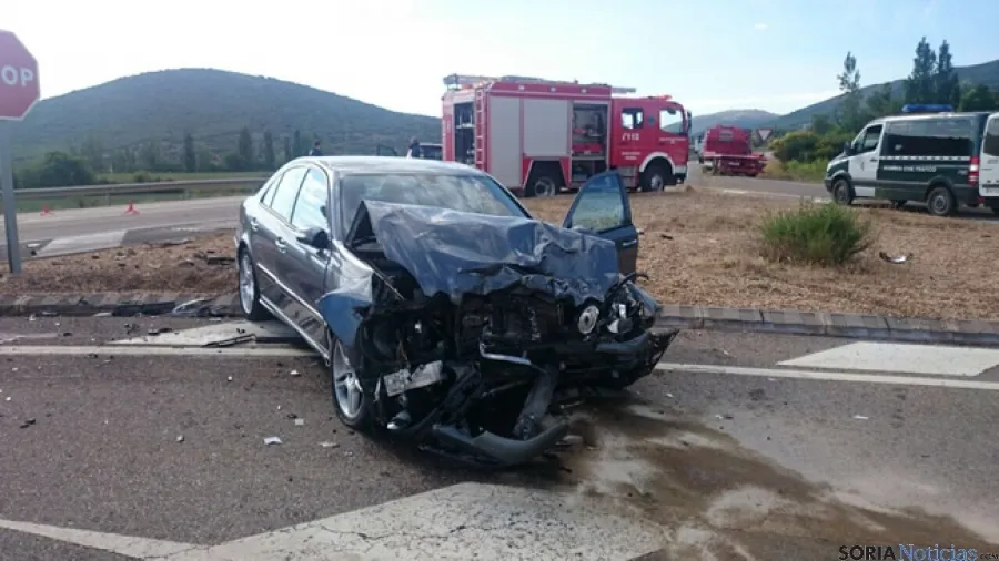 Accidente en Ólvega