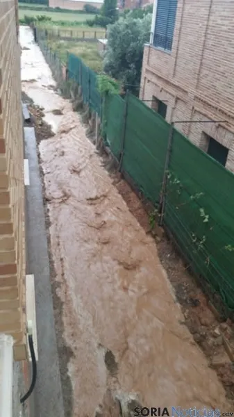 Sta. María de Huerta inundada