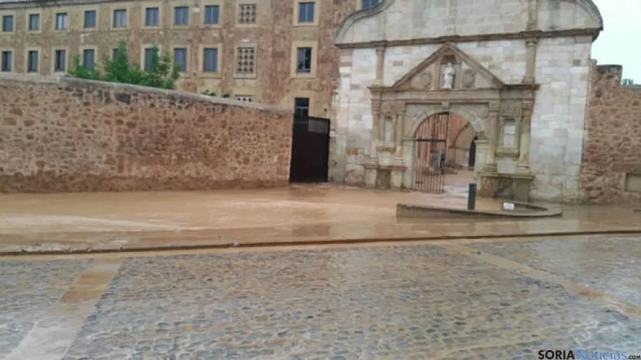 Sta. María de Huerta inundada