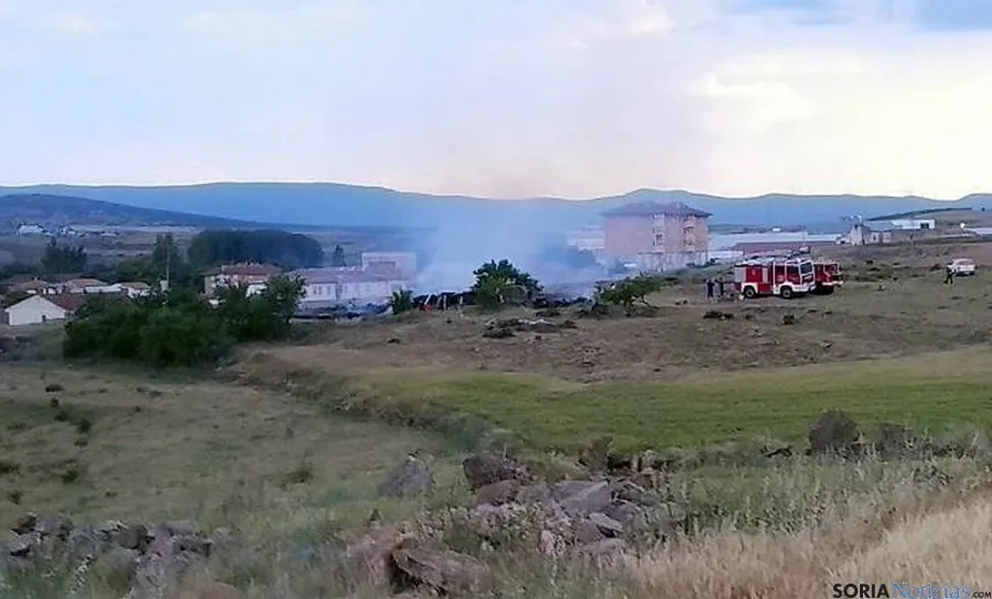 El lugar del incendio. / SN
