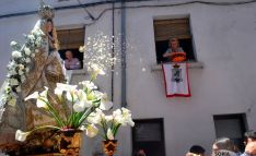 La procesión de la Virgen el sábado. / SN