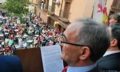 Imagen del pregón el miércoles