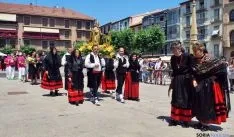 Imagen de la mañana de este Lunes de Bailas. / SN