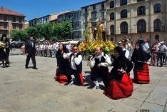 Imagen de la mañana de este Lunes de Bailas. / SN