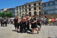 Imagen de la mañana de este Lunes de Bailas. / SN