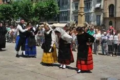 Imagen de la mañana de este Lunes de Bailas. / SN
