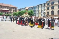 Imagen de la mañana de este Lunes de Bailas. / SN