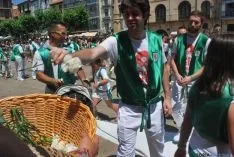 Imagen de la mañana de este Lunes de Bailas. / SN