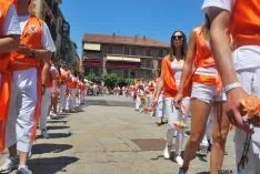 Imagen de la mañana de este Lunes de Bailas. / SN