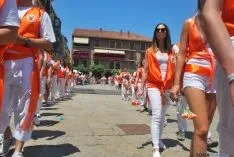 Imagen de la mañana de este Lunes de Bailas. / SN