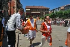 Imagen de la mañana de este Lunes de Bailas. / SN