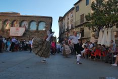 La ofrenda de flores el viernes en Ágreda. / SN