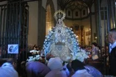 La procesión de la Virgen el sábado. / SN
