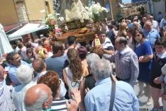 La procesión de la Virgen el sábado. / SN